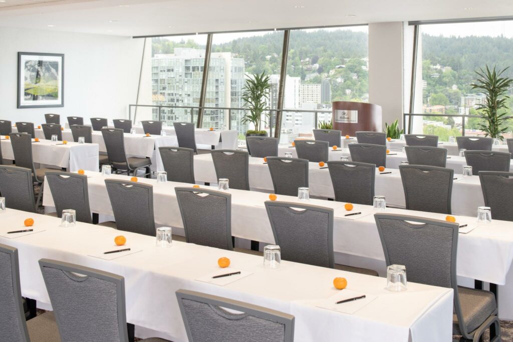 Workshop conference room at The Hilton